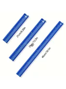 2 db-os Mérővonalzó szett csúszásgátló talppal