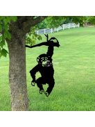 Ágon lógó majom kerti dísz