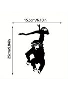 Ágon lógó majom kerti dísz