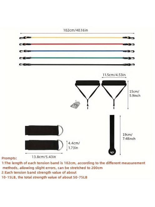 11 db-os Edzőszalag szett