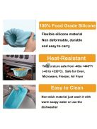 36 db-os Szilikon sütőforma és kiegészítő szett