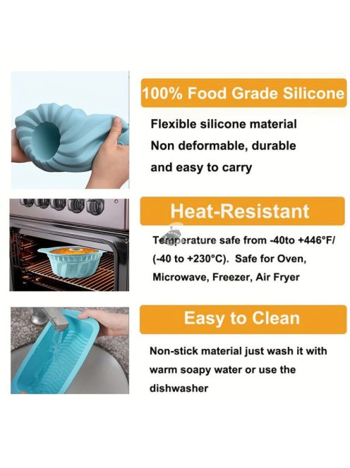 36 db-os Szilikon sütőforma és kiegészítő szett