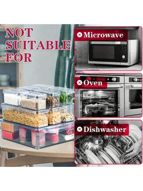 10 db-os Hűtő rendszerező doboz készlet