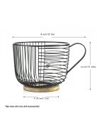 Nagy kapacitású kávékapszula tartó