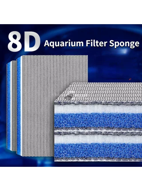 8 Rétegű Szűrőbetét Akváriumhoz