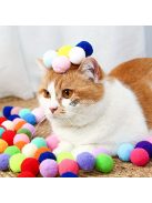 Interaktív plüsslabda kilövő játék cicáknak