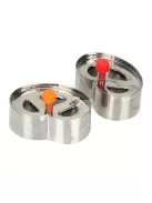 Perec alakú kekszkivágó forma