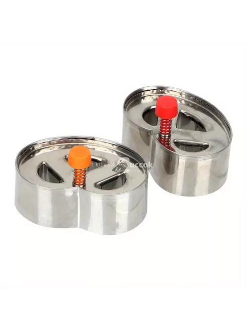 Perec alakú kekszkivágó forma