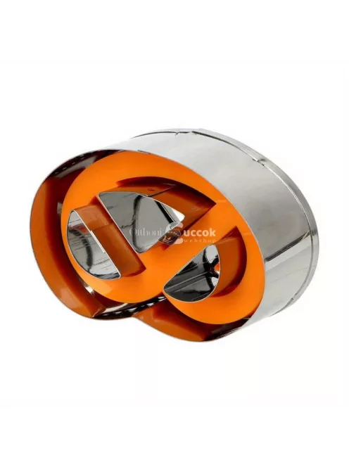 Perec alakú kekszkivágó forma