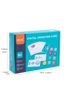 Montessori fa matematikai művelet oktató játék