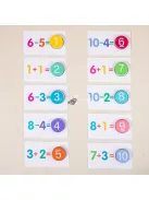 Montessori fa matematikai művelet oktató játék