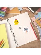 500 db-os Állatos matrica tekercs