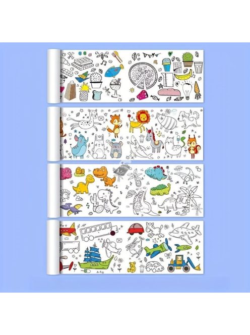 4db Színezőtekercs