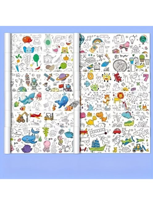 4db Színezőtekercs