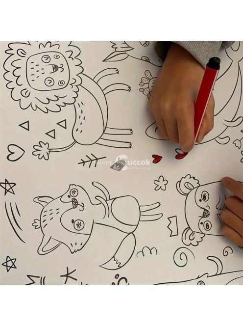 4db Színezőtekercs