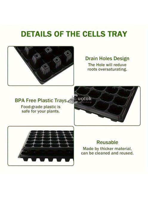 72 részes Palánta nevelő tálca, 10db