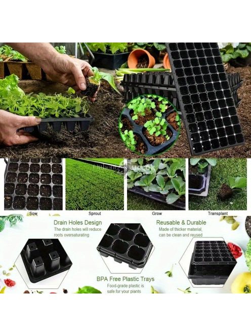 72 részes Palánta nevelő tálca, 10db