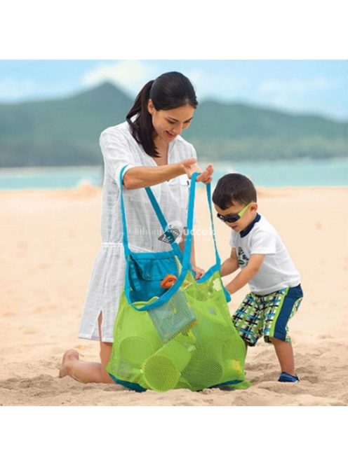 Hálós strandtáska