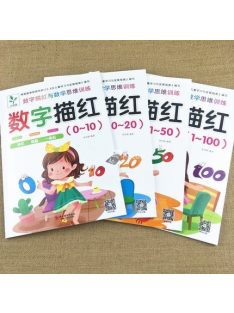 Számok írása 0-10 gyakorlófüzet gyerekeknek