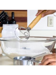 Rozsdamentes acél tészta habverő