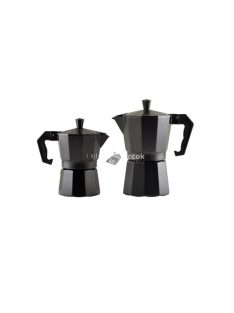 Kotyogós kávéfőző 3 személyes fekete