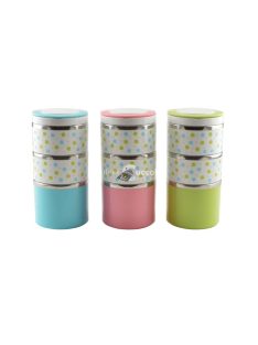 Ételhordó virágos 3 részes