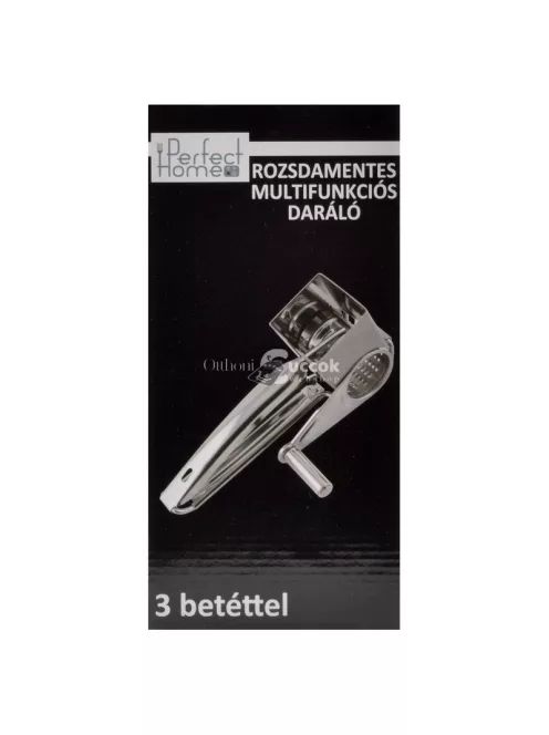 Sajtdaráló 3 betétes, rozsdamentes