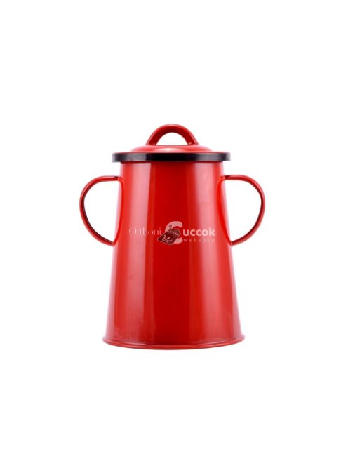 Zománcozott zsírosbödön 2 literes piros