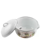 Levendula Zománcozott lábas 18 cm+fedő