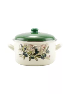 Oliva Zománcozott lábas 24 cm+fedő