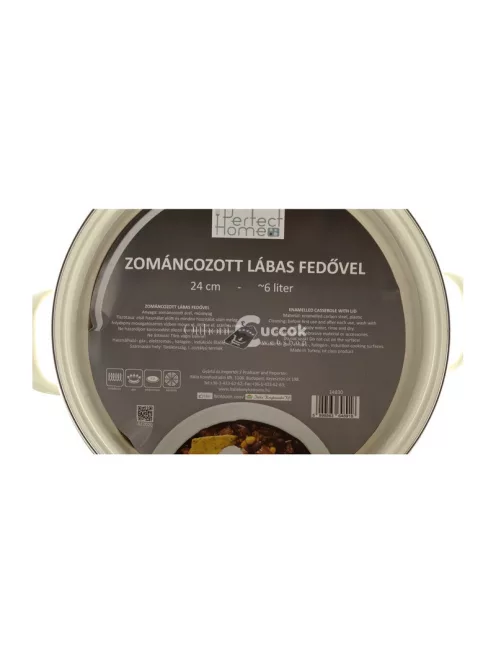 Oliva Zománcozott lábas 24 cm+fedő