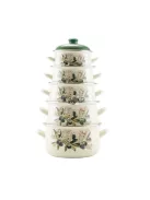 Oliva Zománcozott lábas 24 cm+fedő