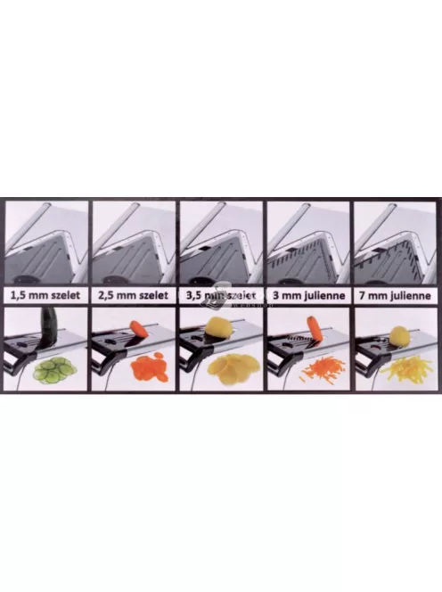V-szeletelő/Mandoline szeletelő szett