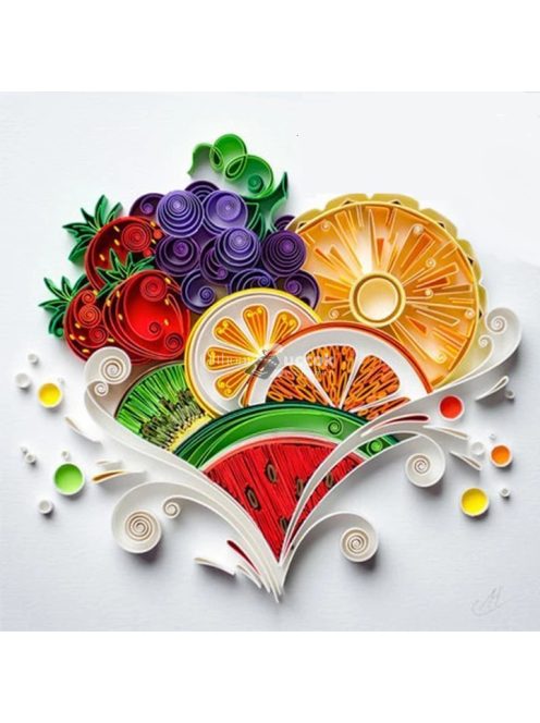 Papír szalag dísz készítő tábla