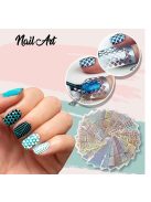 Köröm dekorációs sablon matrica