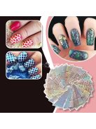 Köröm dekorációs sablon matrica