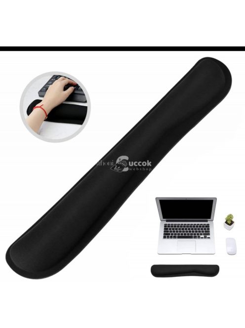 Ergonomikus csuklótámasz laptophoz, billentyűzethez