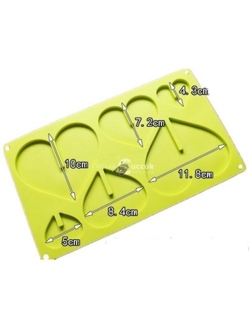 Bonbon készítő forma, szív forma (Perfect Home)