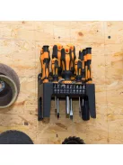 Handy csavarhúzó készlet tárolóval - 22 részes