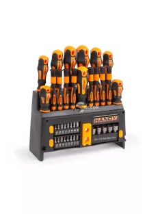 Handy csavarhúzó készlet állvánnyal, 39 részes