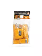 Handy Professzionális, bőr szerszámtartó öv - 9 zseb + kalapácstartó