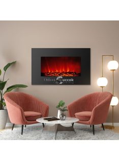   Bewello Elektromos fali kandalló - hősugárzó, LED tűzhatás