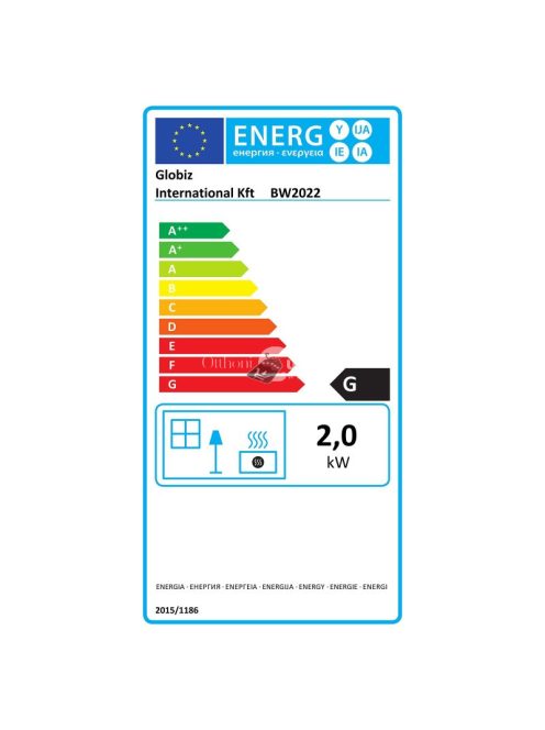 Bewello Elektromos fali kandalló - hősugárzó, LED tűzhatás