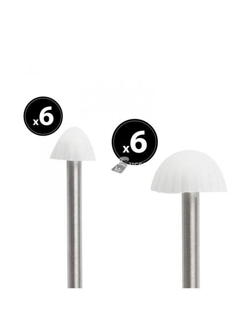 Gomba alakú mini LED-es szolár lámpa 12 db-os
