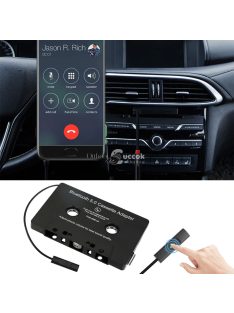   Bluetooth 5.0 kazettás adapter telefonhoz és autós CD-lejátszóhoz