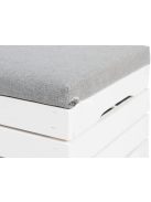 Fa ülőke puff tároló láda -előszobai ülőke fehér