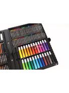 Művész készlet, fekete tárolóban, 168 darabos