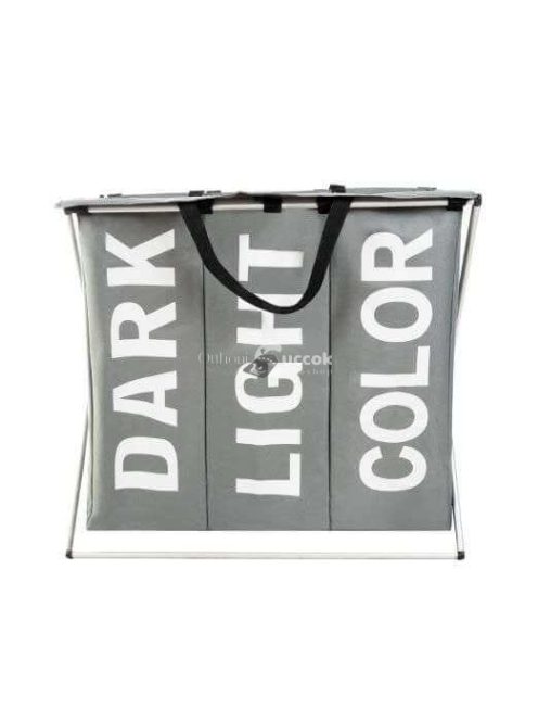 3 részes szürke szennyesszortírozó