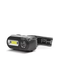   COB + XPE LED-es fejlámpa mozgásérzékelővel, akkumulátorral