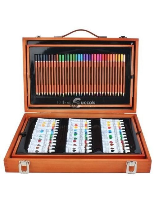 Művészkészlet festéshez, rajzoláshoz, 174 db-os